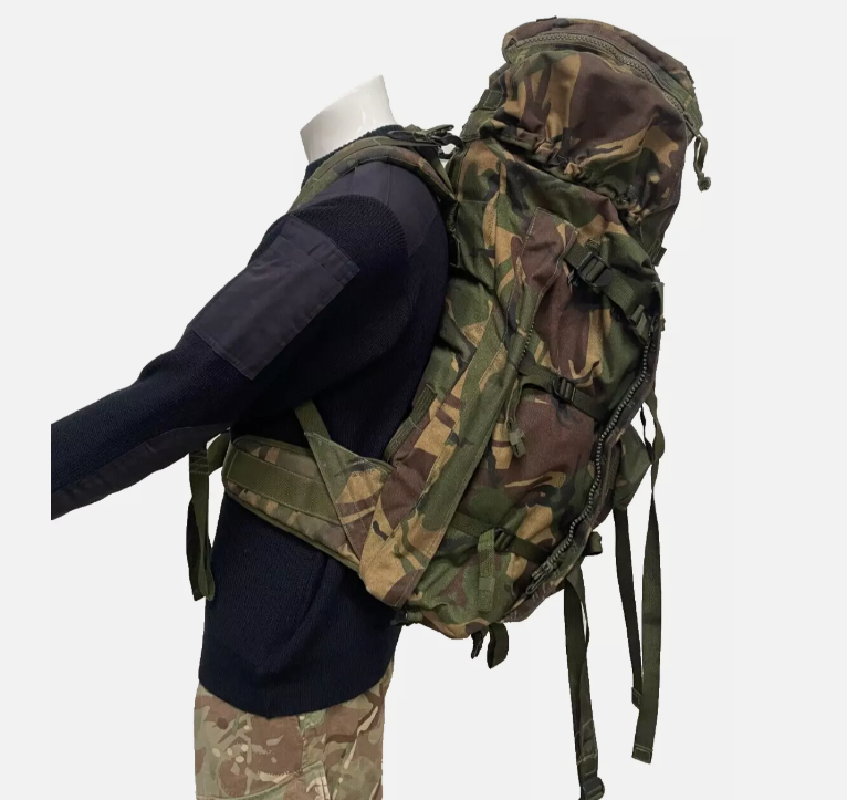 Large Long Convoluted Back Military DPM IRR Bergan