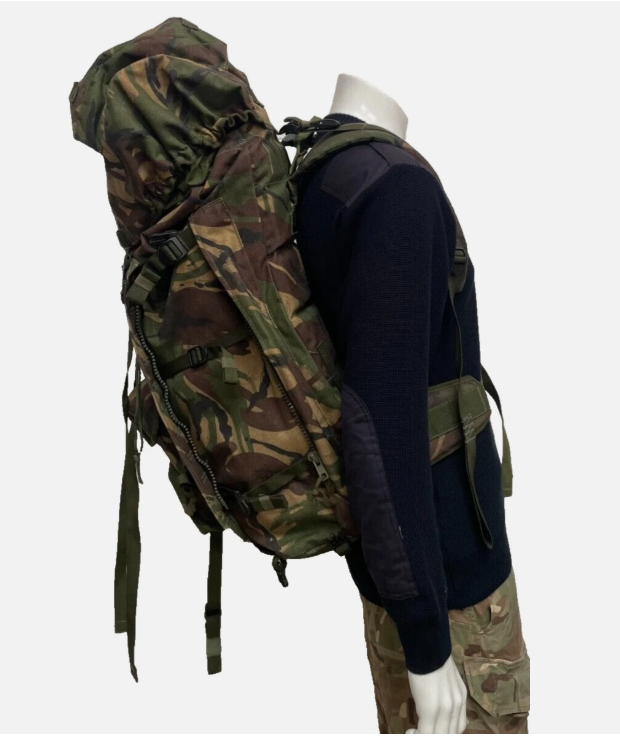 Large Long Convoluted Back Military DPM IRR Bergan