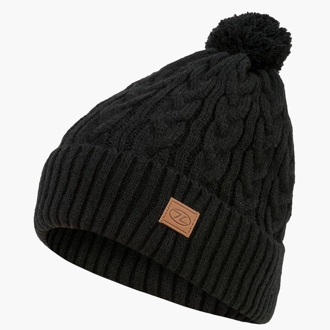 Highlander Beira Lined Bobble Hat Black