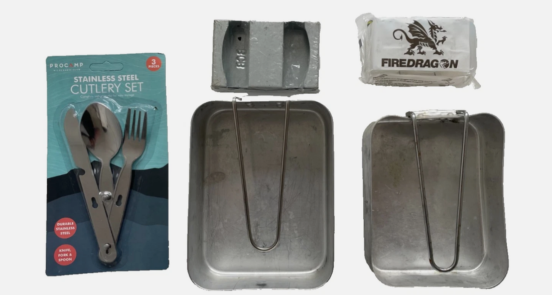 Wild Camping/Festival Mess tin Stove Kit